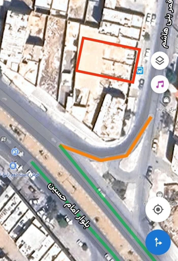 زمین 167 متری در خیابان قمر بنی هاشم